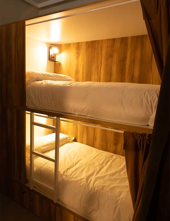 Estancia con literas en Albergue & Hostel Gascona